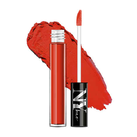 NY Bae, Matte Liquid Lipstick, Knicks-Knack, Red - Madison Champion 1 (3 ml)