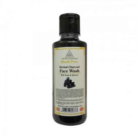 Buy Khadi Herbal Charcoal Face Wash (210 ml) - Purplle