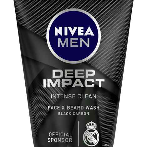 Buy NIVEA MEN Face Wash Deep Impact Intense Clean 100ml - Purplle
