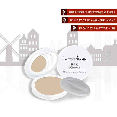 I-AmsterDAMN Tulipa Double Late Compact Powder with SPF 50 - Gaiety 4