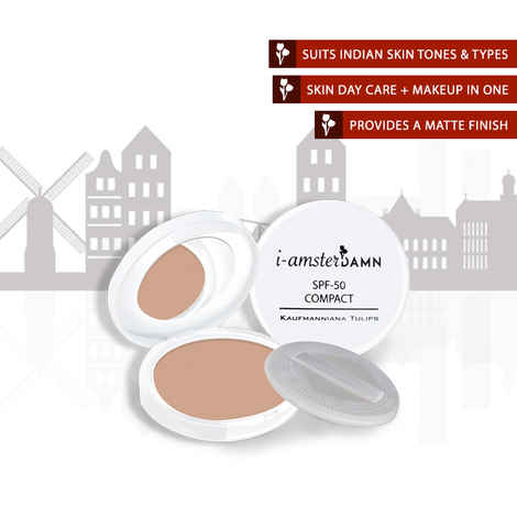 I-AmsterDAMN Tulipa Double Late Compact Powder with SPF 50 - Showwinner 5