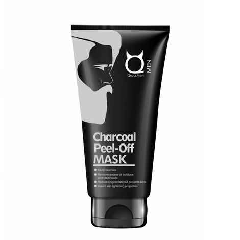 Buy Qraa Men Charcoal Peel Off Face Mask (50 g) - Purplle