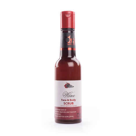 Buy Qraa Men Wine Face and Body Scrub - Purplle