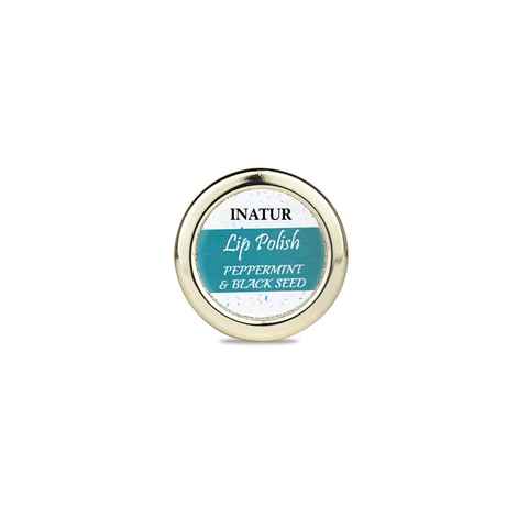 Inatur Peppermint & Black Seed Lip Polish (10 g)