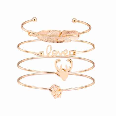 Buy Ferosh Gloria Gold Bracelets - Purplle