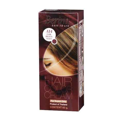 Berina Dark Brown Violet Hair Color Cream (60 g)
