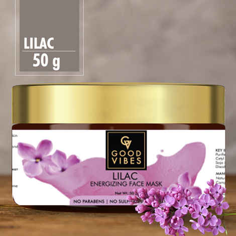 Good Vibes Energizing Face Mask - Lilac (50 gm)