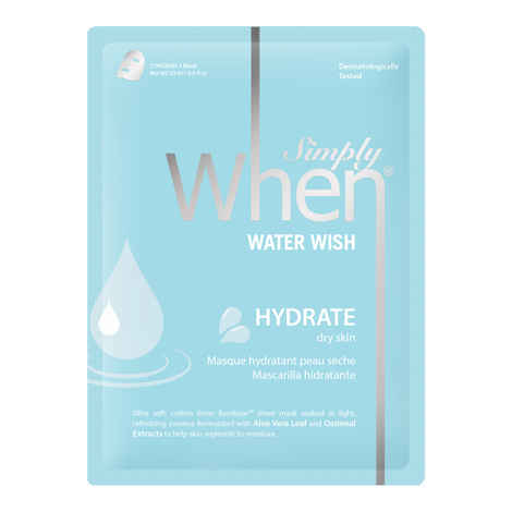 Buy Simply When Water Wish Hydrate Dry Skin Face Mask (23 ml) - Purplle