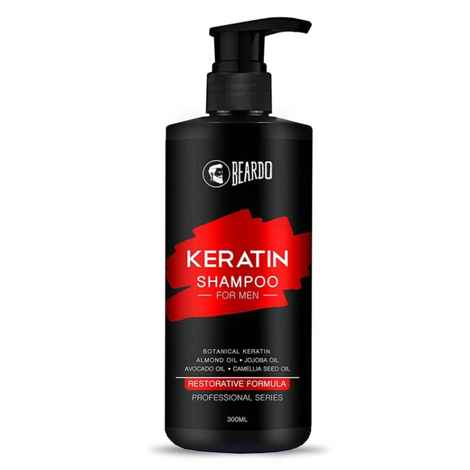 Buy Beardo Keratin Shampoo for Hair Growth & Damage Control (300 ml) - Purplle