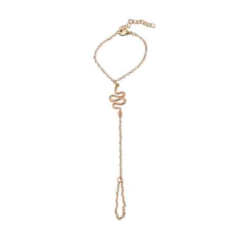 Buy Femnmas Gold Snake Chain Bracelet - Purplle