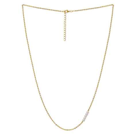 Buy Femnmas Golden Pearl Belly Chain - Purplle