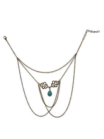 Buy Femnmas Stone Arm Band - Purplle