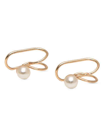 Buy Femnmas Pearl U Shape Celebrity Ear Clip - Purplle