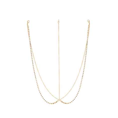 Buy Femnmas Rhinestone Head Chain - Purplle