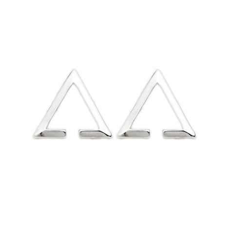 Buy Femnmas Silver Triangle Earcuff (Non Pierced) - Purplle