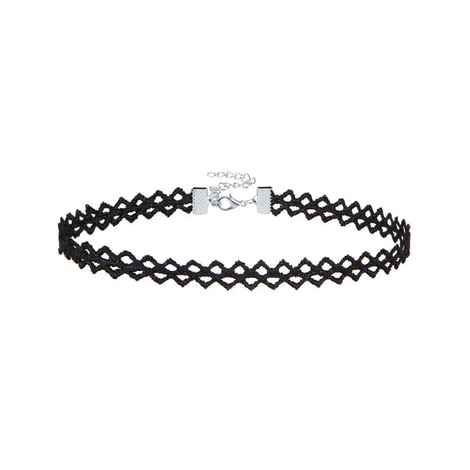 Buy Femnmas Black Simple Spiral Choker - Purplle