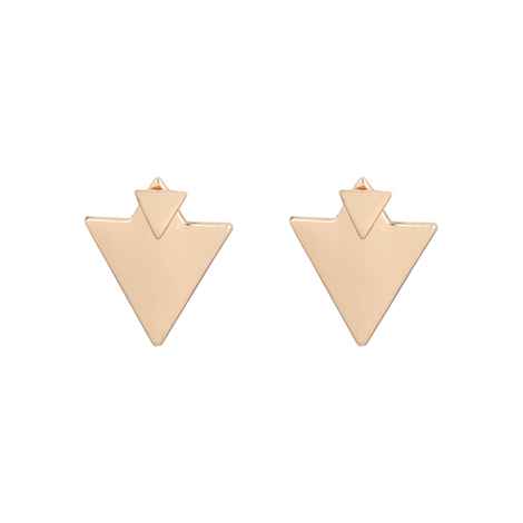 Buy Femnmas Golden Triangle Earlobe Earjacket - Purplle