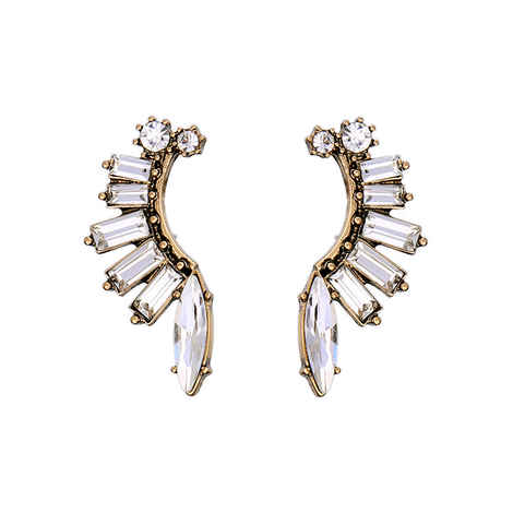 Buy Femnmas Crystal Stones Hammered Party Ear Cuff - Purplle