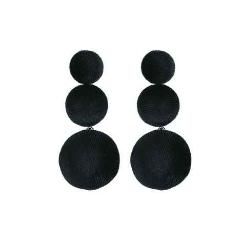 Buy Femnmas Black Round Western Design Party Wear Earrings - Purplle