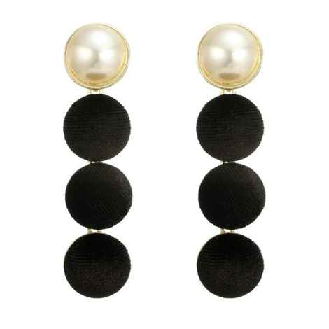 Buy Femnmas Black Cocktail Dress Fancy Earring - Purplle