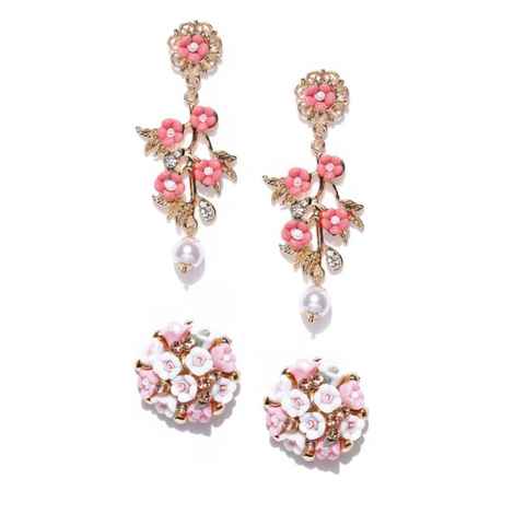 Buy Crunchy Fashion Multi Colored Drop Earring Combo - Purplle