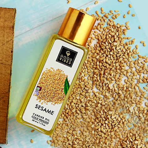 Buy Good Vibes Coldpressed Carrier Oil - Sesame (50 ml) - Purplle