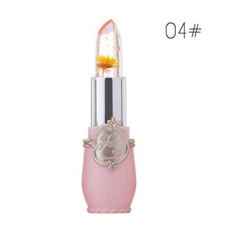 Buy Minfei Jelly Fruit Flower Waterproof Chrysanthemum Lipstick Temperature Change Color Moisturizer Lip Stick (Color #4) - Purplle