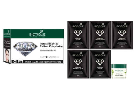 Buy Biotique Diamond Facial Kit (65 g) - Purplle