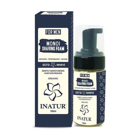 Inatur For Men Monoi Shaving Foam (100 ml)