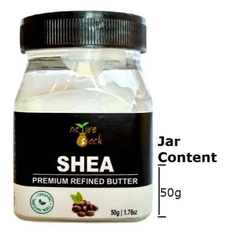 Buy NatureSack Natural Shea Butter. Premium Refined Butter Great For Face, Skin, Body, Lips, DIY products (50 g) - Purplle
