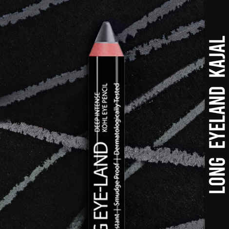 Buy Ny Bae Long Eye-Land | Deep Intense Kajal | Shimmer Finish | High Pigmentation | Enriched with Vitamin E And Castor Oil - Grey - Purplle