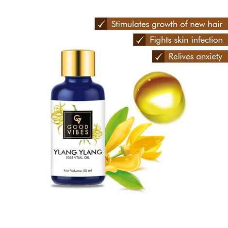 Buy Good Vibes Pure Essential Oil - Ylang Ylang (30 ml) - Purplle