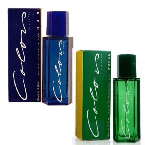 Buy Set of Colors de Benetton EDT Perfume for Men and Women by