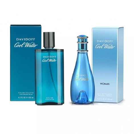 Buy Set of Davidoff Cool Water Men EDT Perfume (125 ml) and Women
