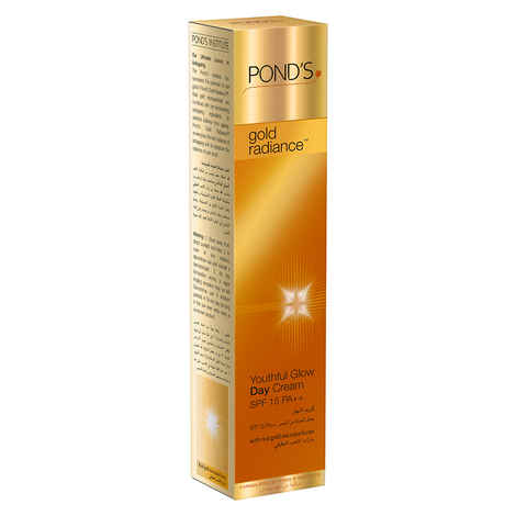 Buy Pond’s Gold Radiance Youthful Glow Day Cream (50 g) - Purplle