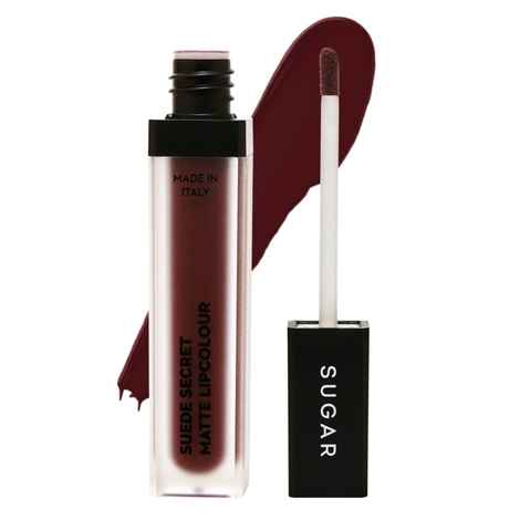 Buy SUGAR Cosmetics Suede Secret Matte Lipcolour 20 Chino Chocolate (Deep Brown) - Purplle