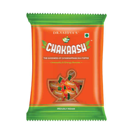 Buy Dr. Vaidya's Chakaash - Chyawanprash Toffee (Pack of 50 toffees X 2) - Purplle