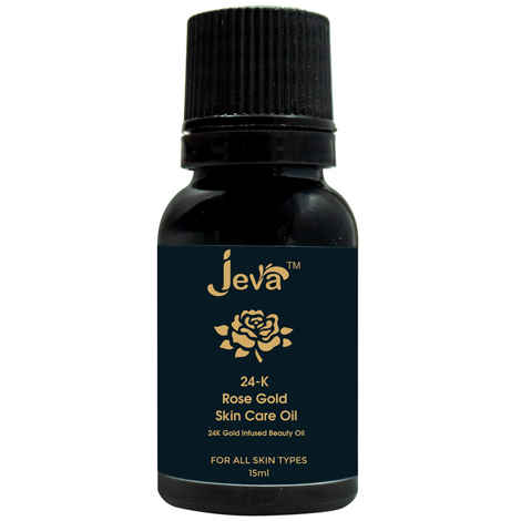 Jeva 24K Rose Gold Skin Care Daily Oil (15 ml)