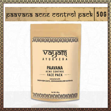 Vayam Ayurveda Paavana Acne Control Face Pack (50 g) | Ayurvedic | Natural | Herbal | Pure | Sulphate free | Paraben Free