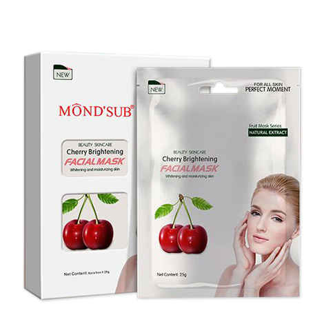Buy MOND'SUB Cherry Brightening Facial Mask (Sheet 1) - Purplle