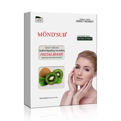 Buy MOND'SUB Kiwifruite Repairing Nourishing Facial Mask (Sheet 1) - Purplle