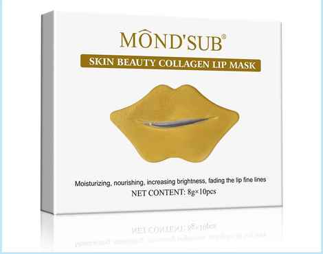 Buy MOND'SUB Skin Beauty Collagen lip mask Pack of 10 - Purplle