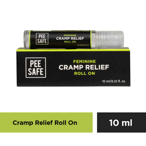 Buy Pee Safe Feminine Cramp Relief Roll On for Period Pain (10 ml) - Purplle