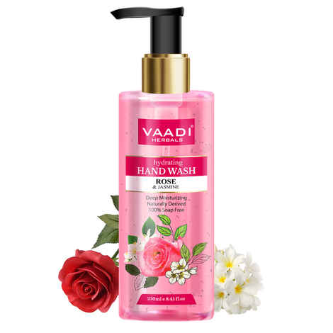 Buy Vaadi Herbals Hydrating Rose & Jasmine Hand Wash (250 ml) - Purplle