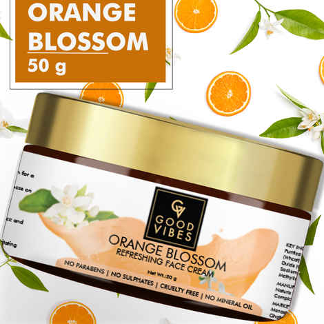 Good Vibes Refreshing Face Cream - Orange Blossom (50 gm)