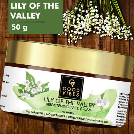 Good Vibes Brightening Face Cream - Lily of the Valley (50 gm)