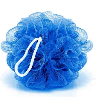 Buy PANACHE Bath Puff Loofah, Electric Blue - Purplle