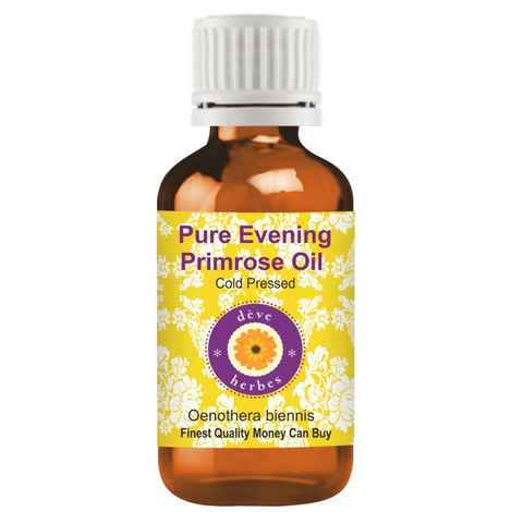 Deve Herbes Pure Evening Primrose Oil (Oenothera biennis) Natural Therapeutic Grade Cold Pressed 30ml