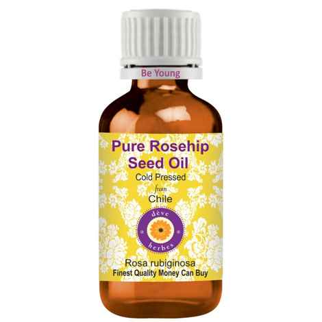 Buy Deve Herbes Pure Rosehip Seed Oil (Rosa rubiginosa) Natural Therapeutic Grade Cold Pressed 15 ml - Purplle