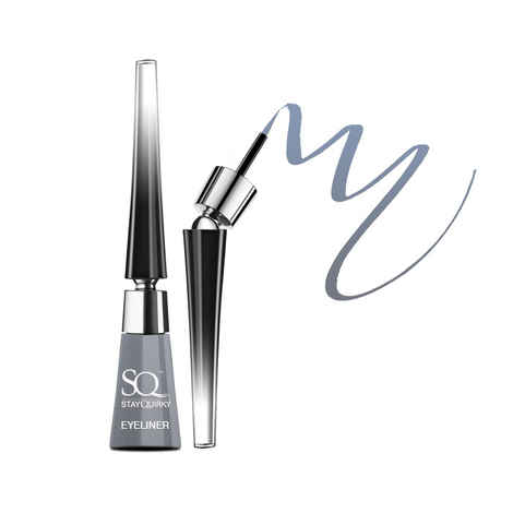Stay Quirky Liquid Eyeliner, With Unique Ball-Joint Applicator, Silver - Show 'Em Your Gray Pleasures 6 (6.5 ml)
